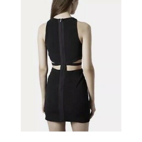 Topshop Little Black Dress with Cut Out Detailing - Picture 3 of 6